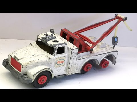 Видео: Matchbox ремонт Scammell Heavy Wreck Truck No. K-2. Литая модель