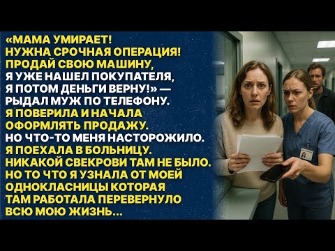 Видео: Мой муж наврал, что свекровь при смерти чтобы я продала машину. Но то что я узнала о нем изменило...
