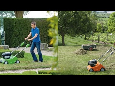Видео: Як вичісати газон? аератор вікінг 540, аератор штіль 540, Відео інструкція по вичісуванню газону