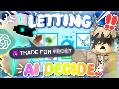 Видео: ПОЗВОЛЯЮ ИИ РЕШАТЬ МОИ ДЕЛА В ADOPTE ME… 🤖😱