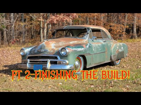 Видео: Замена подвески на Chevrolet Bel Air 5.3 LS и Mustang II 1951 года, часть 2. Завершение сборки