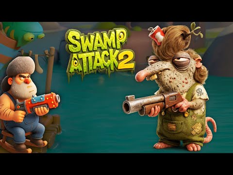 Видео: КРЫСЮК - НОВЫЙ БОЛОТНЫЙ БОСС / Swamp Attack 2