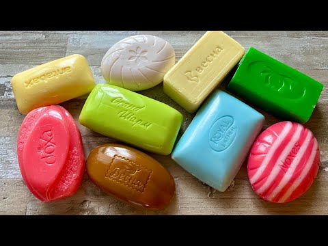 Видео: ASMR Soap cutting | Soap Carving|Резка мыла  | ASMR