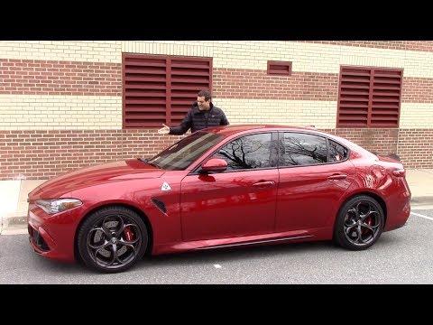 Видео: Вот почему Alfa Romeo Giulia Quadrifoglio стоит $80 000