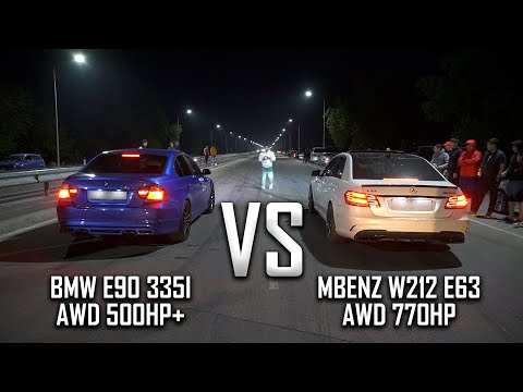 Видео: ВОТ ЧТО ДЕЛАЕТ НЕМНОГО ЧИПОВАННЫЙ BMW E90 😳 500 ИЛИ 600 СИЛ???