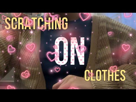 Видео: АСМР скретчинг по одежде👾💃🏿