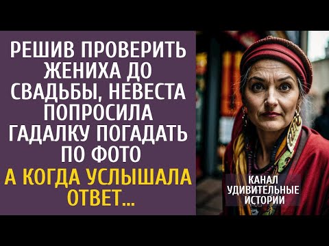 Видео: Решив проверить жениха до свадьбы, невеста попросила гадалку погадать по фото… А едва услышав ответ…