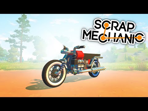 Видео: БИТВА: СТРОИМ МОТОЦИКЛ В SCRAP MECHANIC!!!