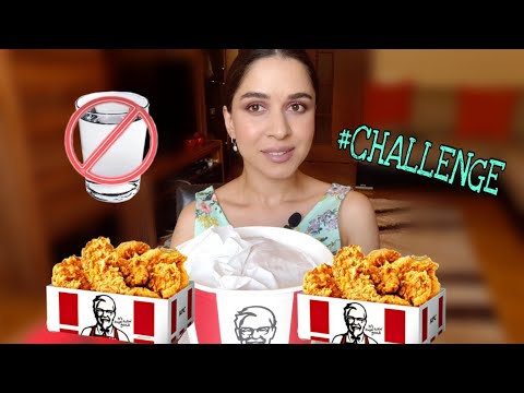 Видео: ПОПРОБУЙ НЕ ЗАПИВАТЬ ОСТРЫЕ КРЫЛЫШКИ ИЗ KFC/CHALLENGE