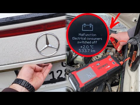 Видео: Нужно посмотреть! АКБ Разряжен в ноль на Mercedes W211 / Как открыть багажник разрядился АКБ на W211