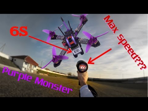 Видео: Purple Monster замер максимальной скорости на 4-5-6S.Этот монстр съел мне мозГ !!!
