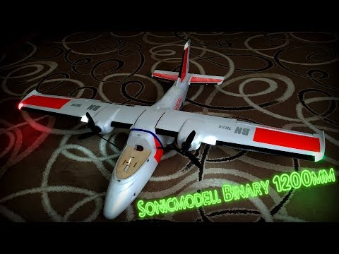 Видео: Sonicmodell Binary 1200mm Сборка и установка навигационных огней.