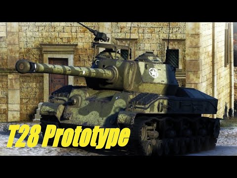 Видео: T28 Prototype. Один бой из жизни апнутого страдальца.