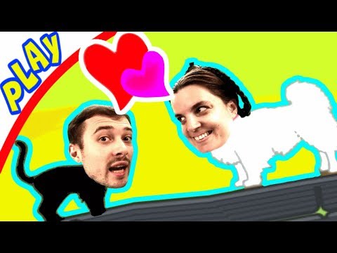 Видео: БолтушкА и ПРоХоДиМеЦ ищут Правильные пары КОТИКОВ и СОБАЧЕК! #346 - игра In couples
