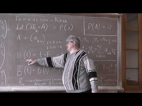 Видео: 506 Два доказательства теоремы Гамильтона-Кэли