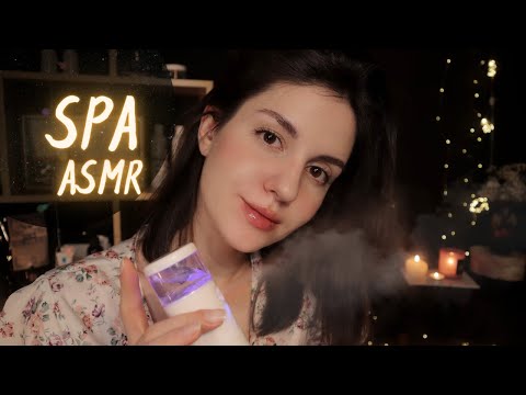 Видео: АСМР СПА💆Уход за кожей лица, массаж, тихий голос / ASMR Roleplay Tingly Spa