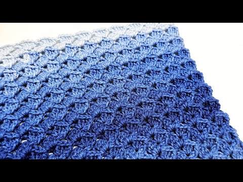 Видео: Этот ПРОСТОЙ узор для вязания крючком отлично подойдет для ВСЕГО!!!