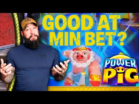 Видео: Может ли Power Pig быть хорошей игрой с низкими ставками? 🎰 Низкобюджетные слоты!