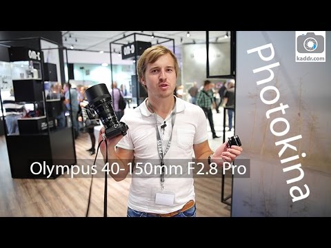 Видео: Olympus 40-150mm F2.8 Pro, 12mm F2.0 black и телеконвертор 1.4x - Превью-обзор - Photokina 2014