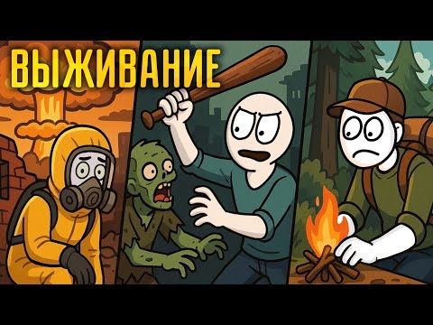 Видео: КАК ВЫЖИТЬ… (ГАЙД НА ВЫЖИВАНИЕ В ЯДЕРНОМ АПОКАЛИПСИСЕ, ЗОМБИ АПОКАЛИПСИСЕ, В ЛЕСУ) «СБОРНИК»