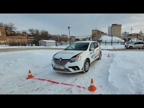 Видео: Как заехать в гараж с поворотом на 90градусов!Экзаменационное упражнение ГИБДД 2023г.