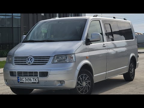 Видео: Vw Transporter 8+1 2.5TDI 170коней у Львові 7999$