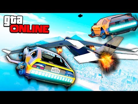 Видео: ВЗЛАМЫВАЕМ РУССКИЙ САМОЛЕТ НА НОВОЙ ЛЕТАЮЩЕЙ МАШИНЕ ПРЯМО В ВОЗДУХЕ - СУДНЫЙ ДЕНЬ В GTA 5 ONLINE