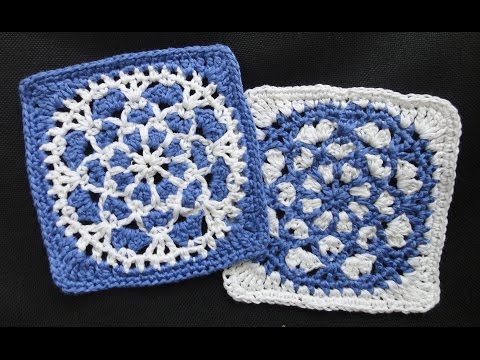 Видео: Квадратный мотив " Морской"