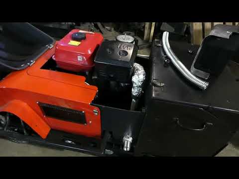 Видео: Проблема обмерзания фильтра. Мототолкач FORZA