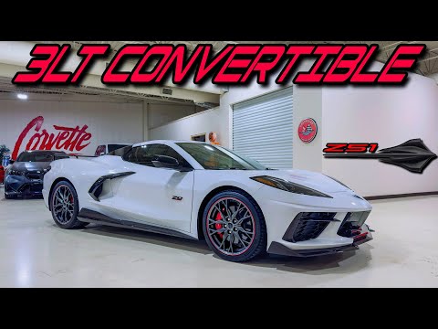 Видео: Белый жемчужный Z51 C8 Stingray 2023 года на выставке Corvette World!