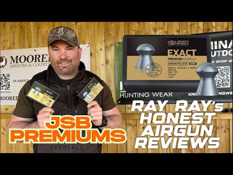 Видео: Честные обзоры пневматического оружия — Эпизод 42 — JSB Exact Premium Diabolo Standard vs Shorts ...