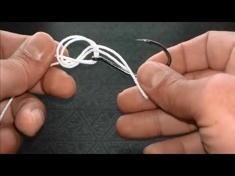 Видео: Как привязать крючок? Три узла: Клинч , Кнот, Паломар.How to tie the hook? Three knots.