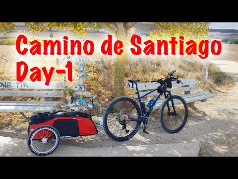 Видео: Камино де Сантьяго (день 1) Pamplona - Estrella