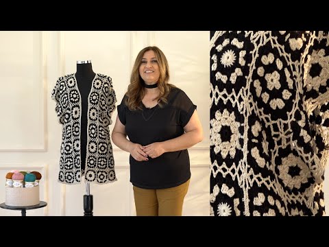 Видео: Alize Diva ile Motifli Yelek • Motif Vest • Жилет с Мотивом