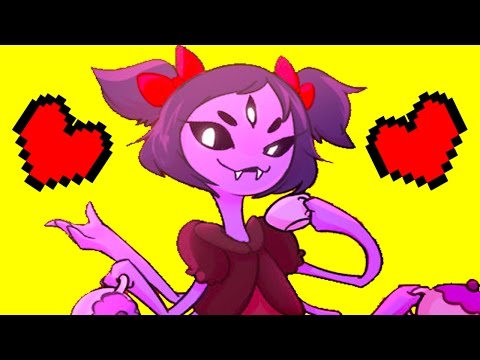 Видео: ПОЦЕЛУЙ МАФФЕТ!!! - Undertale: Interactive Muffet