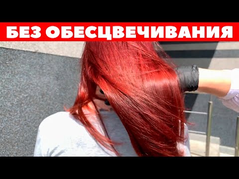 Видео: Окрашивание без обесцвечивания в яркие оттенки  окрашивание без осветления  APG Academy