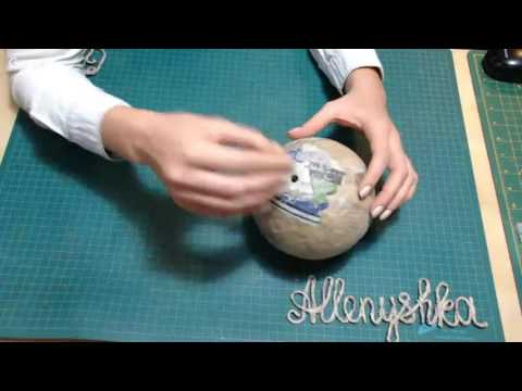 Видео: Основы папье маше для начинающих. Подготовка поверхности и окрашивание, техника маширования