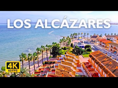Видео: Полёт над Playa de Los Narejos в ЛОС-АЛЬКАСАРЕС (4K UHD 60fps). Мурсия, Испания | Chill HOUSE music