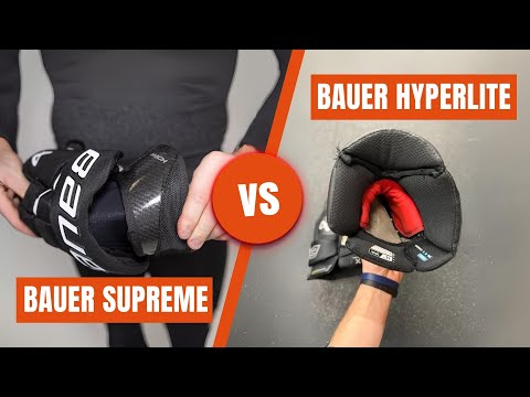 Видео: Подбираем УДОБНЫЕ перчатки для хоккея | Сравнение Bauer Supreme Mach и Bauer Hyperlite