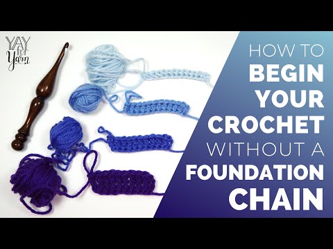 Видео: Как начать вязать крючком БЕЗ начальной цепочки — Урок по начальным петлям | Ура за пряжу