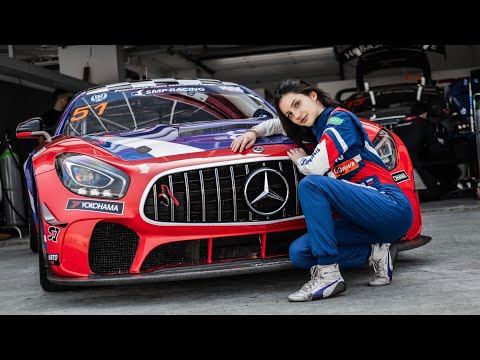 Видео: Гонщица Ира Сидоркова в GT4 Russia. Mercedes- Benz AMG GT4.