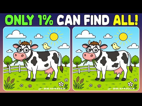 Видео: Найдите 3 отличия: только 1% может найти их все 👀🧠[Найдите отличия]