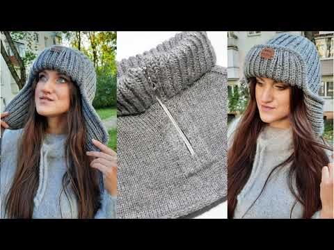 Видео: Тренд 🔥🔥🔥 Манишка с МОЛНИЕЙ. ПОДРОБНЫЙ мастер класс. Реглан ПОГОН #knitting  #манишкаспицами