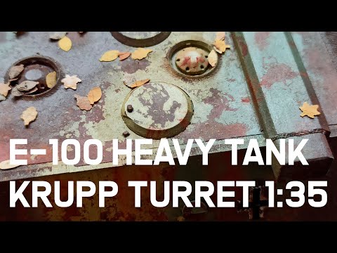 Видео: Сборная модель танка E-100 в масштабе 1:35 | Cборка модели танка