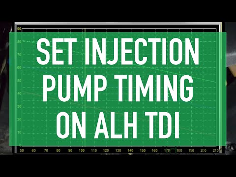 Видео: Регулировка времени впрыска насоса ALH