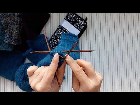 Видео: Митенки на magic loop. Часть 3