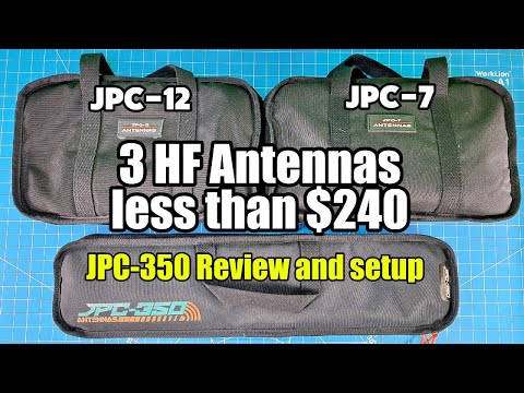 Видео: Сравнение КВ-антенн JPC-350 + JPC-12 + JPC-7