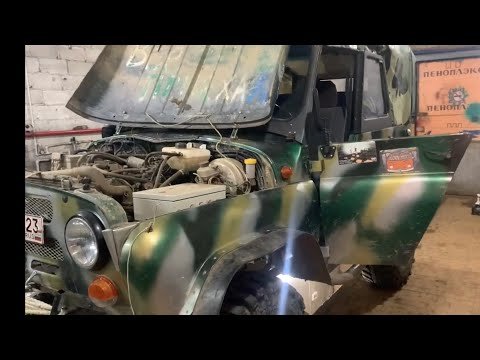 Видео: Уаз469. Как я поставил мкпп Ниссан Патрол y60 (змз406)