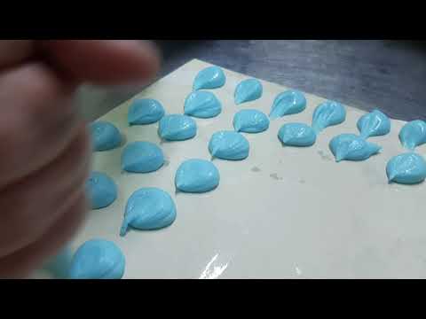 Видео: заготовка на оформление торта яблоневый цвет  @любимая работа