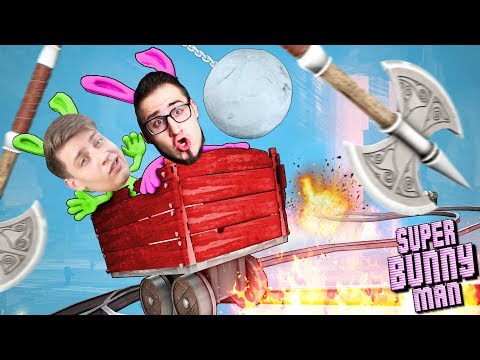 Видео: НАДРЫВАЕМ ЖИВОТИКИ СО СМЕХУ! ПРОХОДИМ САМЫЙ СЛОЖНЫЙ УРОВЕНЬ С HYPER В SUPER BUNNY MAN